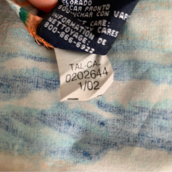 TOMMY HILFIGER HAWAIIAN TROPICAL SHIRT / VINTAGE / COTTON / XL / SHORT SLEEVE - Picture 4 of 9